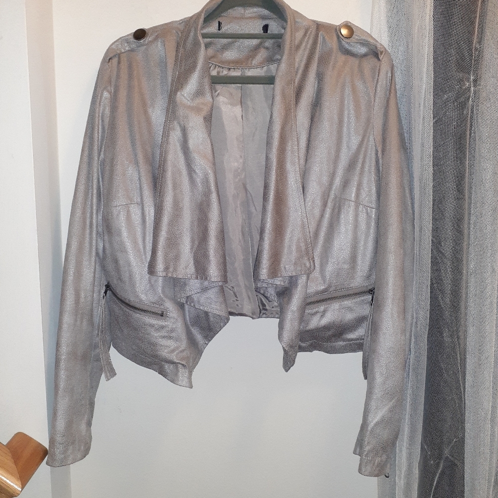 Cascade Suede Silver Jacket